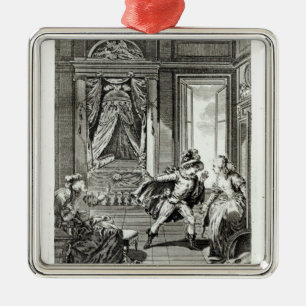 Ik ga hem vermoorden..." metalen ornament