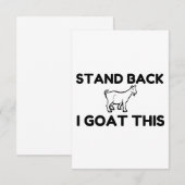 Ik ga hier naartoe bedankkaart (Voorkant / Achterkant)