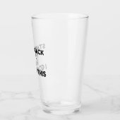 Ik ga hier naartoe glas (Links)