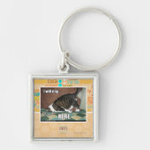 Ik ga hier slapen sleutelhanger (Voorkant)