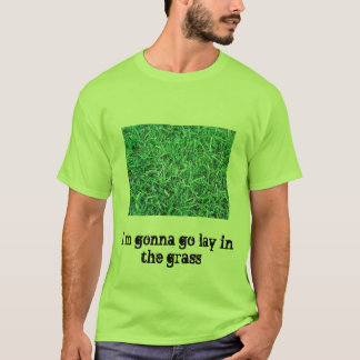 Ik ga in het gras liggen t-shirt