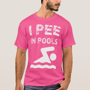 Ik ga in pools zwembad zwemmen t-shirt