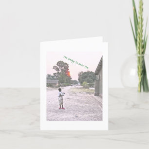 "Ik ga je missen", merkte hij op Kaart