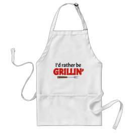 Ik Ga Liever Barbecuen BBQ Grillen Grill Meester Standaard Schort