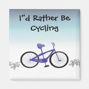Ik ga liever fietsen magneet