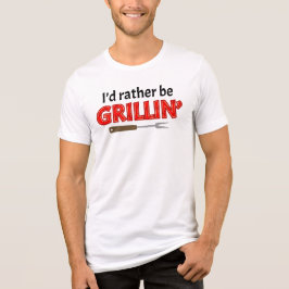 Ik Ga Liever Grillen Grillmaster Steaks Tri-Blend Shirt