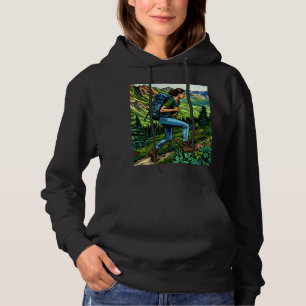 Ik Ga Liever Wandelend Meisje op de A.T. Hoodie