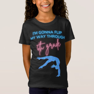 Ik ga me een weg banen door het 6e klas T-shirt