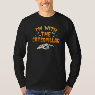 Ik ga met de rups Halloween koppelkostuum T-shirt