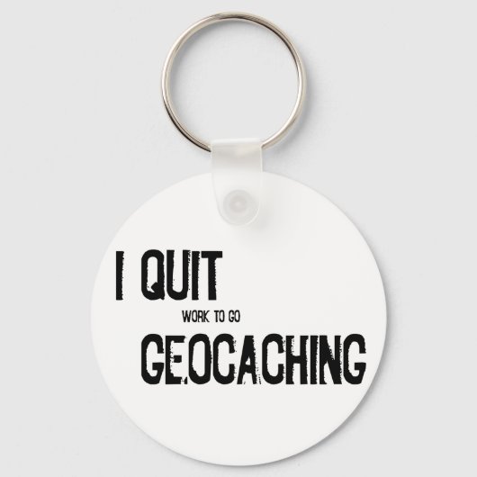 Ik ga met Geocaching? Sleutelhanger (Voorkant)