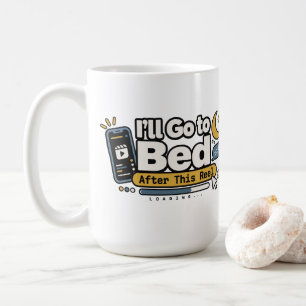 Ik Ga Na Deze Reel Naar Bed Grappig Digitaal Lev Koffiemok