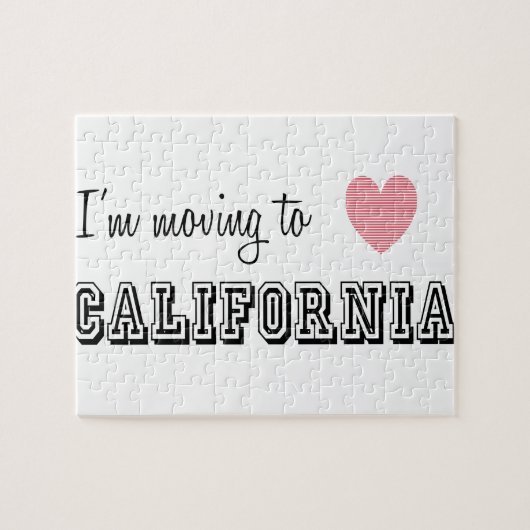 Ik ga naar Californië Legpuzzel (Horizontaal)
