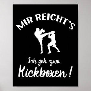 Ik Ga Naar Kickboksen - Kick-boxer Kickboksen Poster