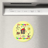 Ik ga naar Kindergarten Magneet (Insitu (Vaatwasser))