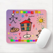 Ik ga naar Kindergarten Muismat (Met muis)