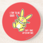 Ik ga naar mijn vader zandsteen onderzetter (Voorkant)