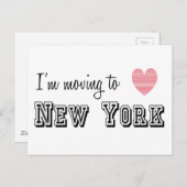 Ik ga naar New York Briefkaart (Voorkant / Achterkant)