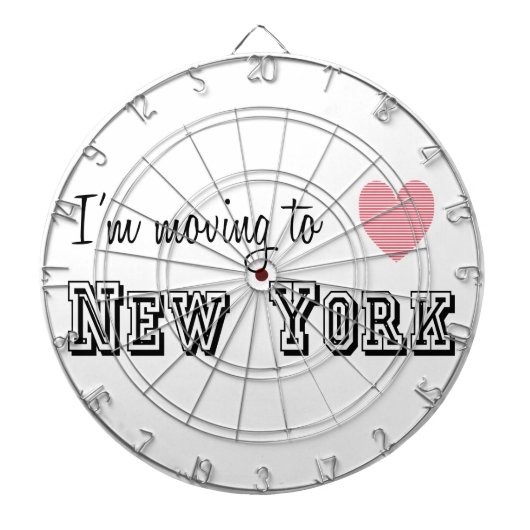 Ik ga naar New York Dartbord (Voorkant)
