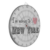 Ik ga naar New York Dartbord (Voorkant Links)