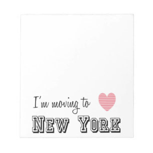 Ik ga naar New York Notitieblok