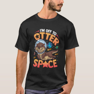 IK GA NAAR OTTER RUIMTE ZEE OTTER T-SHIRT