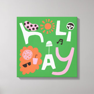 IK GA NAAR SCHEEPSSCHERM CANVAS AFDRUK