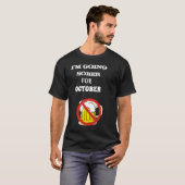 Ik ga naar Sober voor oktober T-shirt (Voorkant volledig)