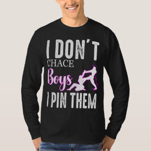 Ik ga niet achter de jongen aan die ik vastpinnen t-shirt