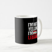 Ik ga niet tegen Libanezen schreeuwen Koffiemok (Voorkant rechts)