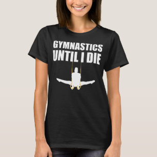 Ik ga nu naar de sportman Urn Gymnastics T-shirt