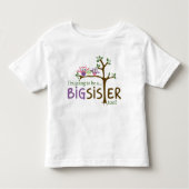 Ik ga ook een grote zus worden! kinder shirts (Voorkant)
