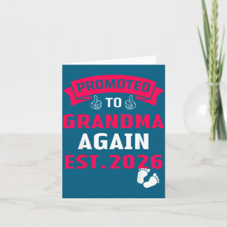 Ik ga opnieuw oma worden promotie oma kaart