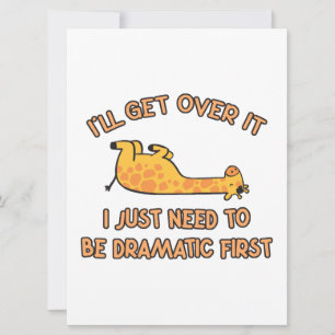 Ik ga over de Giraffe Save The Date