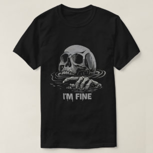 Ik Ga Prima Skelet Verdrinken  T-shirt