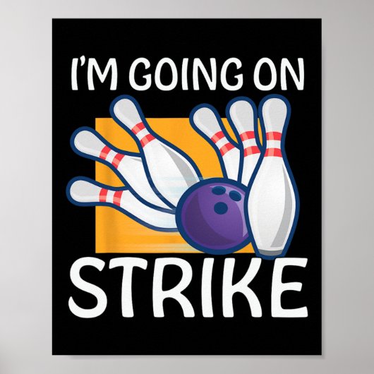 Ik ga staken poster (Voorkant)