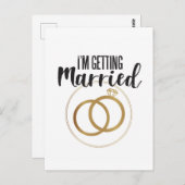 Ik ga trouwen briefkaart (Voorkant / Achterkant)