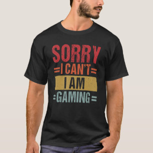 Ik ga videospelletjes spelen grappige gamer-cadeau t-shirt