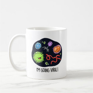 Ik ga Viral Funny Virus Pun Koffiemok