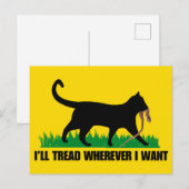 Ik ga waar ik wil briefkaart (Voorkant / Achterkant)