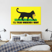 Ik ga waar ik wil canvas afdruk (Insitu (Slaapkamer))