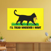 Ik ga waar ik wil canvas afdruk (Insitu (Woonkamer))