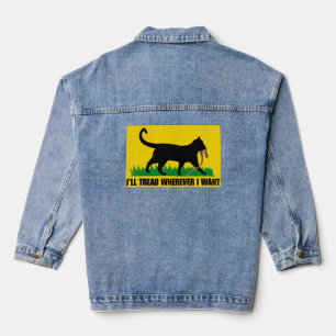 Ik ga waar ik wil denim jacket