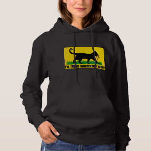 Ik ga waar ik wil hoodie