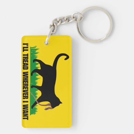 Ik ga waar ik wil sleutelhanger (achterkant)