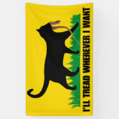 Ik ga waar ik wil spandoek (Verticaal)