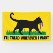 Ik ga waar ik wil spandoek (Horizontaal)