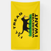 Ik ga waar ik wil spandoek (Verticaal)