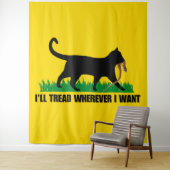 Ik ga waar ik wil wandkleed (In situ)