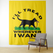 Ik ga waar ik wil wandkleed (In situ)