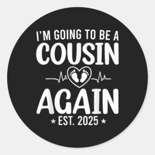 Ik ga weer een neef worden 2025 gepromoveerd tot C Ronde Sticker
